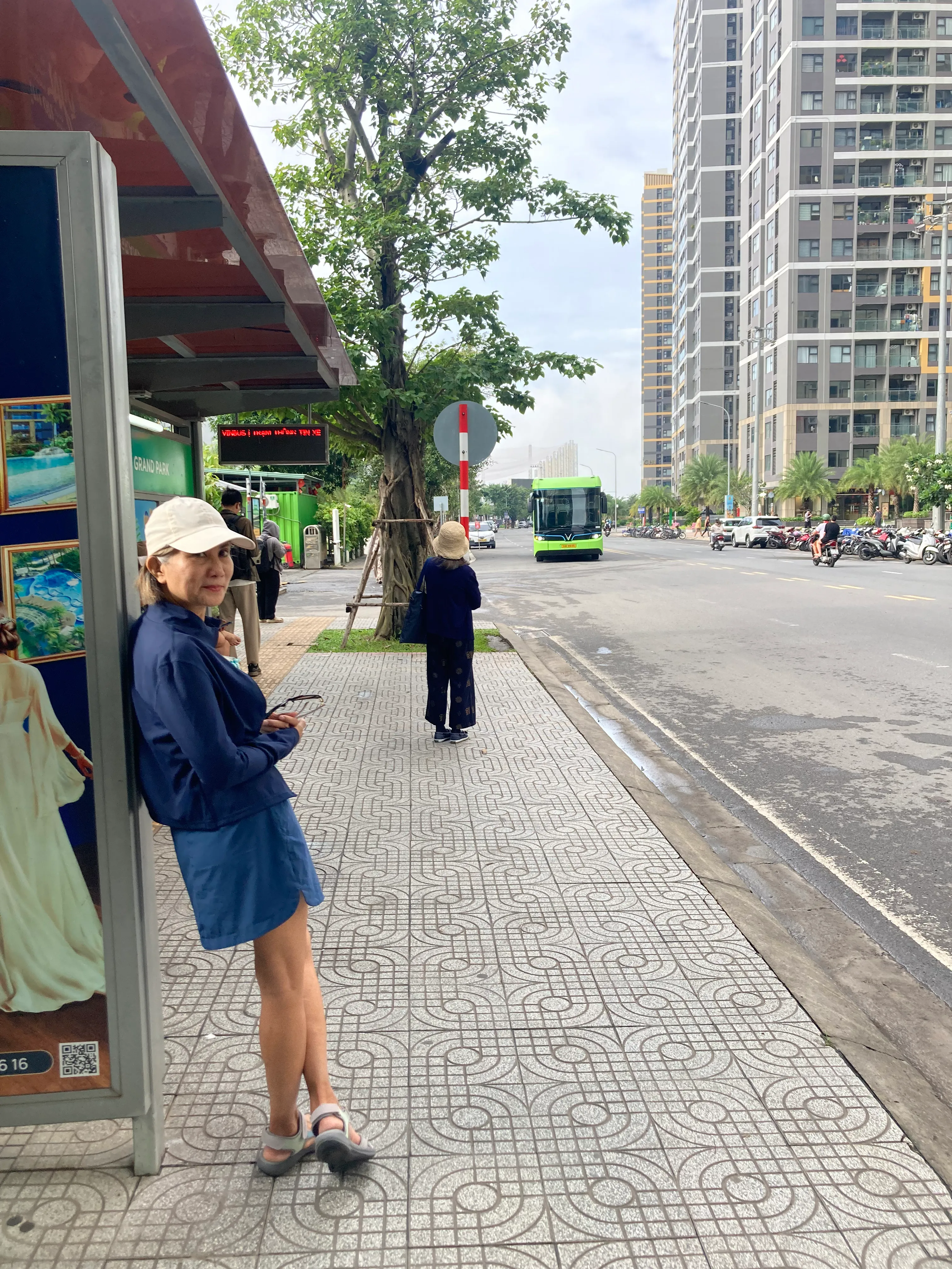 Waiting for the bus